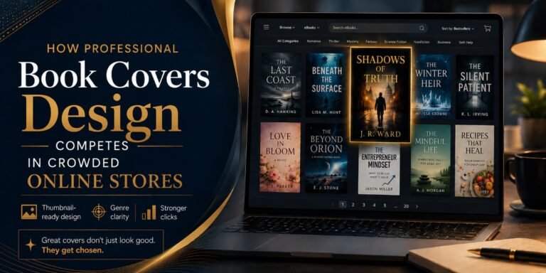 How Professional Book Covers Design Competes in Crowded Online Stores