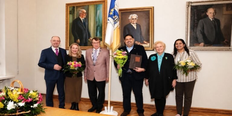 Dr. Kanans Visvanats Earns Honorary Membership in Latvian Academy of Sciences for Global Healthcare Contributions