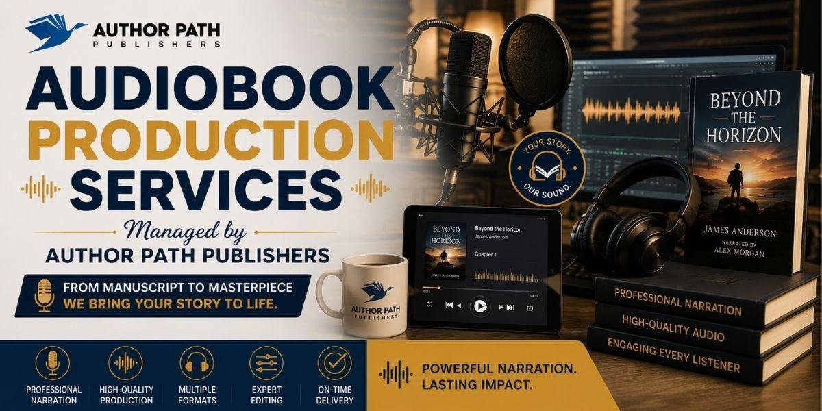 Audiobook Production Services Managed by Author Path Publishers