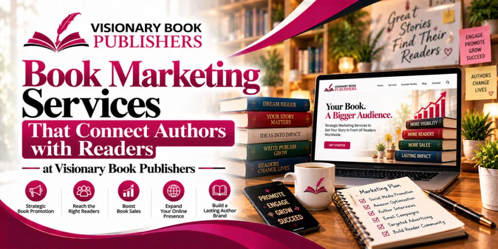 Book Marketing Services That Connect Authors with Readers at Visionary Book Publishers